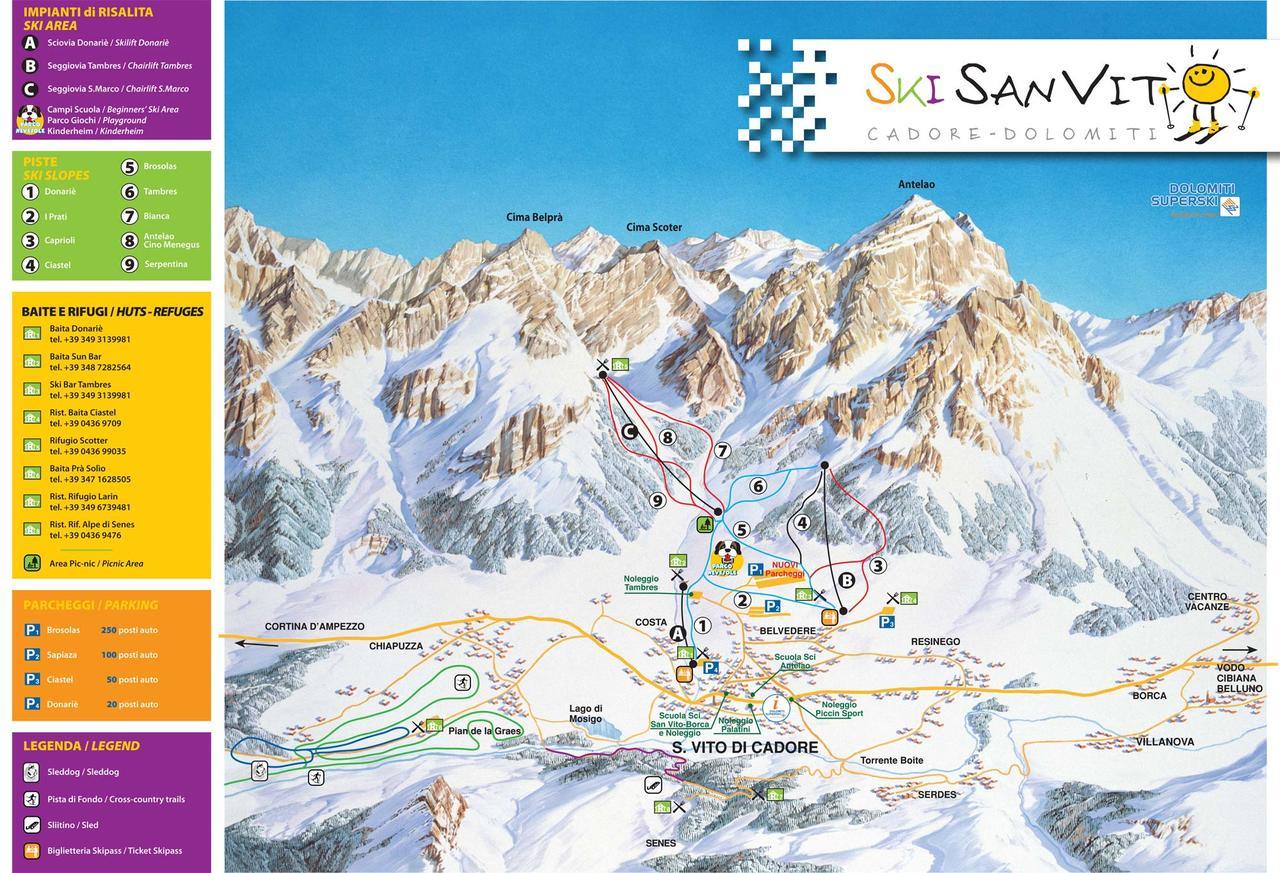 Hotel il Cardo San Vito di Cadore Esterno foto
